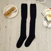 Meias Acima do Joelho Youjiaxiu Outono e Inverno Cor Sólida Meias Longas para Mulheres, Versáteis Meias Longas JK