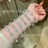 Suministro directo al por mayor de fábrica pulsera de jade de agua natural incrustaciones de plata s925 diseño pequeño fresco de moda para mujer