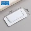 Cajón de Armario Manija Oscura Sin Ranura Estilo Moderno Simple Europeo Manija de Puerta de Gabinete Invisible Manija Plana de Montaje Abierto para Zapatero