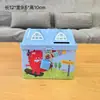 Cofrinho Criativo Infantil Armazenável e Recuperável, Design Cartoon Anti-Queda, Presente para Estudante com Cadeado, Cofrinho de Ferro de Grande Capacidade