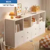 Gabinete Almacenamiento Gabinete Estantería Estante de Almacenamiento Librero de Pie Gabinete de Almacenamiento para el Hogar Estante por Niveles Gabinete de Ocho Compartimentos Gabinete Bajo Gabinete de Rejilla