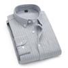 Camisa Masculina Estilo Novo da Moda Sem Passar Roupa Roupa Íntima Roupa Exterior Fashion Casual Versátil Algodão Fiação Oxford Camisa Branca Masculina de Manga Comprida