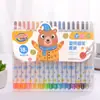 Traje de palos de pintura al óleo de color crayón giratorio multicolor para manos sucias de niños, secado rápido, soluble en agua, palo colorido, venta directa de fábrica