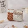 Bolsa de Armazenamento Simples e Portátil, Acolchoada, Porta-Moedas Macio, Bolsa para Maquiagem de Batom, Mini Armazenamento de Viagem