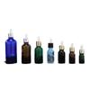 Fábrica en stock 10 ml 15 ml 30 ml botella de aceite esencial marrón con cabezal de goma, botella pequeña de aceite esencial de vidrio, botella de aceite esencial