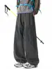 Pantalones de paracaídas Han Lu estilo americano, patchwork funcional, ropa de trabajo para hombre, ligeros de otoño para senderismo al aire libre, pantalones deportivos casuales holgados.