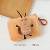 Bolsita de Dinero Linda de Dibujos Animados, Colgante Portátil para Mochila de Estudiante, Bolsa de Almacenamiento de Monedas de Muñeco de Peluche, Pequeño Regalo