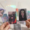 Hisocute Láser Corazón 3 pulgadas Tarjeta Pequeña Película Protectora Polaroid Cubierta Transparente Cazador de Estrellas Anti-Rayaduras Película Organizadora