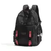 Mochila Funcional Estilo Streetwear Cool Tendência Americana com Estampa de Estrelas e Salpicos Modelo com Almofada de Ar de Alta Qualidade Mochila Esportiva Grande para Estudantes Masculinos
