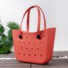 Popular Bolso de Luna Creciente de Eva, Bolso de Playa Perforado, Bolsa Impermeable y Resistente al Desgaste para Guardarcosas de Natación, Bolso de Mano Tipo Tote, Bolso Cruzado