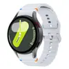 Para Samsung Watch7 FE Correa de Reloj Samsung Watch7 FE Oficial Puntada Ondulada Color Hebilla Correa de Silicona