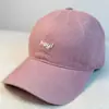 Nueva tendencia de moda primavera para hombres y mujeres gorra de béisbol con bordado tridimensional de todas las combinaciones color sólido para cabeza grande cara pequeña gorra