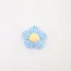 Flores Pompons Atacado em Estoque, Flores de Crochê em Lã, Acessórios para Penteados DIY, Broches para Roupas Feitos à Mão, Materiais Puros Feitos à Mão