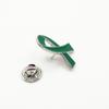 Cinta verde moño de cinta verde broche atención actividades de salud mental corsage de metal