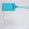 Etiqueta de equipaje de silicona nueva 2018 etiqueta de silicona etiqueta de equipaje creativa traje