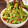 Especialidade de Hunan: Acompanhamento Gengcai, Hastes Crocantes de Vegetais Prontas para Comer, Macarrão de Vegetais, Prato Frio Apetitoso, Vegetais em Conserva, Zhaicai