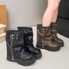 Botas Martin de Suela Gruesa para Chica Baja que Aumentan la Altura para Mujer 2026 Nuevo Estilo Dulce y Fresco Botas Tubulares para Dedo Gordo Botas Cortas hasta la Mitad de la Pantorrilla