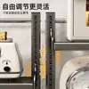 Estante de Almacenamiento para Encimera de Horno Microondas de Cocina Multifuncional Multicapa para Hogar Estante de Almacenamiento de Escritorio Multifuncional para Horno Arrocera