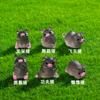 Porquinho Luminoso Simulação Resina DIY Acessórios de Joalheria Cena Micro Visão Enfeites Pingente Estéreo Gotejamento de Cola Material Decorativo