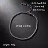 Pulsera Ins de Lujo Ligero de Cadena de Estrella de Cinco Puntas Ola Flor Cielo Estrellado Acero de Titanio para Hombres y Mujeres Joyería Simple de Pareja para Estudiantes