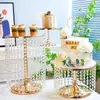 Mesa de Sobremesa Estilo Europeu de Ferro Forjado Suporte para Bolo Bandeja de Decoração para Festa de Casamento
