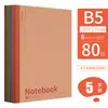 Paquete de 20 Cuadernos, Papelería para Estudiantes Universitarios, Cuadernos de Ejercicios A5 Espesos Tapa Blanda, Cuadernos Sencillos para Oficina