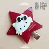 Moda Coreana Gatinho Oval Grampo de Cabelo Estilo Ins Presilha Bico de Pato Versátil de Alta Qualidade Desenho Animado Franja Clipe Lateral