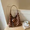 2026 Nuevo Bolso de Hombro Simple con Lunares de Personalidad, Bolso de Axila, Bolso Tote Casual de Moda de Alto Valor, Elegante