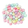 Cuentas redondas corazón de melocotón estrella de cinco puntas color perla de imitación accesorios para ropa y cabello material de bricolaje accesorios para joyería hecha a mano cuentas sueltas