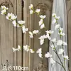Flores de Casamento Brancas Simulação Flores de Casamento Arranjo de Cena Flores Artificiais Paisagismo Flores de Fileira no Chão Decoração Suave Arte Floral Arranjo de Flores Rosas