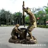 Escultura de Fibra de Vidrio de Cultura Agrícola y Costumbres Populares, Presentando una Figura en el Centro de una Plaza, Simulando un Agricultor Antiguo para Decoración de Plaza