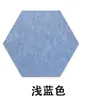 Placa Hexagonal de Feltro Colorida Fibra de Poliéster Placa Absorvente de Som Quadro de Recados de Feltro Especial para Jardim de Infância Forma Decorativa Parede de Fundo