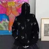 Ropa transfronteriza europea y americana para hombre y mujer, nuevos tops holgados de estilo europeo y americano para otoño de 2022, sudadera con cremallera y estrellas estilo y2k
