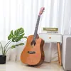 Violão Folk de 41 polegadas Violão Popular para Prática Atacado Transfronteiriço da Amazon Cantos Arredondados Violão Acústico Clássico Violão