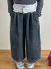Ropa Coreana de Estilo Nuevo para Niñas, Primavera 2026: Conjunto de Pantalones de Pierna Ancha de Mezclilla con Capas de Encaje y Camiseta Interior con Tirantes Fruncidos