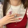 Nuevo Estilo 2025 Collar Super Brillante de Cintura Pequeña para Mujer, Simple, Ligero, Lujoso y de Gama Alta Cadena para Clavícula, Collar Fresco de Nicho