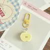 Nuevo Llavero de Manzana Tridimensional Color Caramelo Colgante para Bolso Chica Ins Corazón Pareja Novia Regalo Joyería Colgante