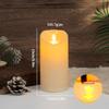 Velas Eletrônicas Recarregáveis LED Decoração de Atmosfera de Halloween Adereços de Arranjo de Aniversário Velas com Controle Remoto Velas Simuladas