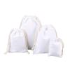 En Stock Cordón Lienzo Cinturón Bolsillo Portátil Cinturón Bolsa de Almacenamiento Extraíble Viaje Pequeña Bolsa de Tela Mochila