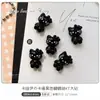 Joias para Unhas Gatinho Preto e Branco Desenho Animado Fofo Estéreo Hello Kitty Doce Cool Unhas Usáveis DIY Decorativas Pequenos Diamantes