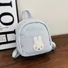 Mochila de estilo coreano de moda con estampado de lunares y estrellas, exquisita y elegante, diseño de conejito súper lindo y adorable, mochila dulce y de alto valor