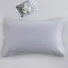 Funda de almohada de algodón cepillado 48x74 paquete doble algodón puro cubierta protectora para núcleo de almohada de adulto tamaño grande 50x80 individual