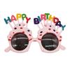 Gafas de cumpleaños para niños, creativas y divertidas, sombreros de pastel, accesorios para fotos, decoración de escena de fiesta feliz