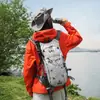 Mochila Leve à Prova d'Água de Grande Capacidade para Homens e Mulheres, Fivela de Peito e Cintura para Uso Externo, Bolsa de Viagem, Mochila de Montanhismo, Mochila de Caminhada