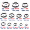 Señuelo anillo doble plano de acero inoxidable anillo de conexión anillo doble plano de alta resistencia suministros de pesca aparejos de pesca pequeños accesorios