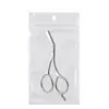 Recortador de cejas de acero inoxidable con peine Kit de arreglo de cejas Set de 3 piezas Herramientas de belleza Pinzas con peine para cejas Tijeras de belleza