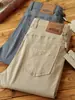 Pantalones largos finos de verano clásicos de cinco bolsillos de modal, cómodos, transpirables, sin planchado, de algodón, rectos, de estilo casual de negocios