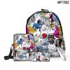 Nova Mochila Escolar, Bolsa de Ombro e Estojo Escolares de Três Peças Cross-Border Game Roblox Forsaken Gubby 2025