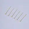 Aguja para Cuentas Rellena de Oro de 18 Quilates Aguja de Nueve Puntas Aguja de Cabeza Plana Accesorios Material para Enhebrar Cuentas Hecho a Mano Accesorios para Joyería DIY Color Duradero Venta al por Mayor
