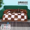 Fábrica de Origem Sofá Cama de Pelúcia Costurado para Cachorro, Cama para Cachorro Médio e Grande, Canil para Golden Retriever, Almofada de Dormir para Border Collie, Cama Lavável a Seco